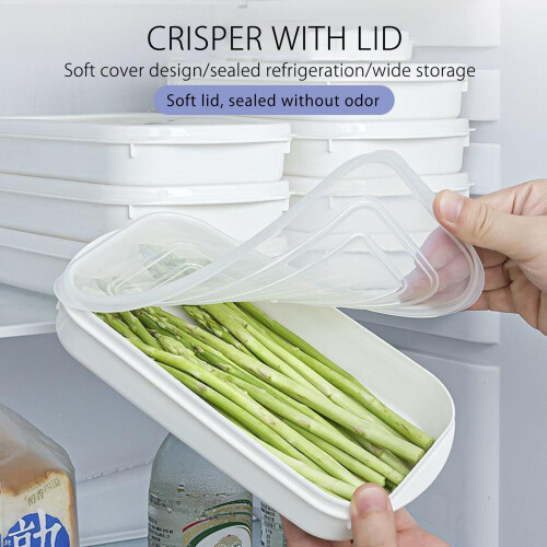 Recipient din plastic pentru depozitarea alimentelor 800 ml cu capac 1