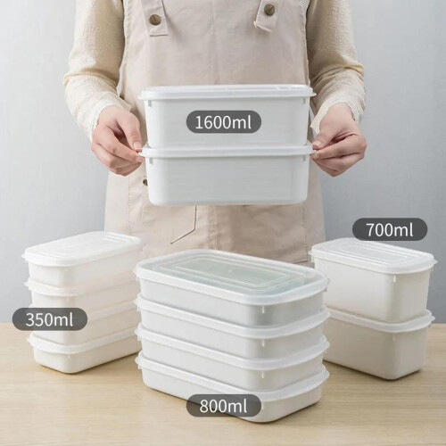 800ml Stackable Food Storage Container with Lid 2