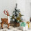 Mini Gold Christmas Tree for Desktop Home Decor 5