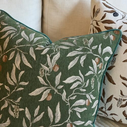 Housse de coussin en chenille 45 x 45 cm 2