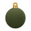 Boule de Noël gonflable en velours 4 cm 1