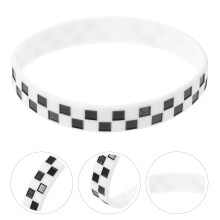 Masteelf White Silicone Bracelets for Decoration Lightweight and Comfortable Wrist Jewelry 12pcs