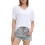 Γυναικεία Casual T-shirts με V λαιμόκοψη, κοντομάνικα, χαλαρή εφαρμογή, καλοκαιρινά, 6