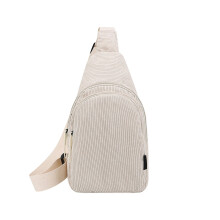 Bolso de pecho de pana - Bolso cruzado multifuncional para hombre, mochila de hombro informal para exteriores, bolso de pecho con correa ajustable,