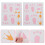 EIMELI3 Sets Bunny Footprints Sticker Home Decorations Easter Stickers Child 4