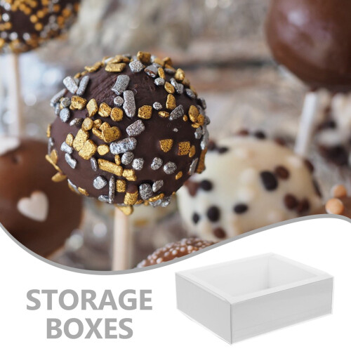 Conjunto de 5 caixas de doces brancas para casamento e banquete. 1