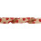 Cinta alambrada con forma de corazón rojo y blanco – 25 m 1