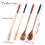 Wooden Long Handle Mixing Spoon for Coffee and Tea 2