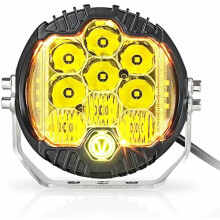 5"-os 50 W-os borostyánsárga LED tereplámpa – kerek spot/reflektor kombináció Wranglerhez, ATV-hez, teherautókhoz, SUV-hoz, UTV-hez, F150-hez