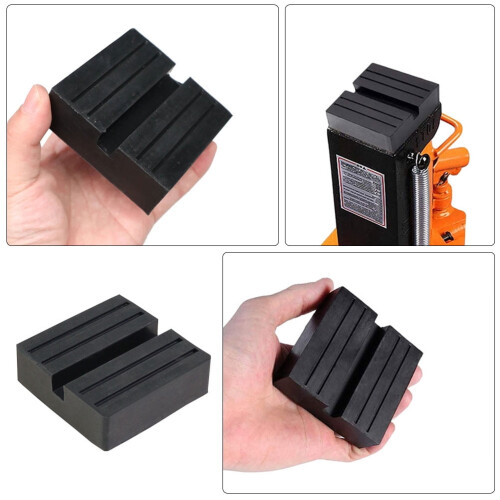 Gummipuder til donkrafte til biler – 4-pak, 7,5x7,5x2,5 cm 2