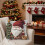 Juego de 2 fundas de almohada decorativas navideñas de algodón con 4