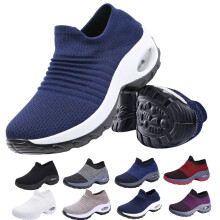 Orthopädische Damen-Sneaker zum Hineinschlüpfen, bequeme Laufschuhe mit Fußgewölbeunterstützung und Luftpolstersohle für Damen, ideal zum
