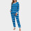 Dames winterpyjamaset van dubbel fleece, 2-delig 2