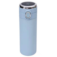 MOQIN Wasserflasche mit LED-Temperaturanzeige, 350 ml Edelstahl-Thermoskanne für heiße/kalte Getränke – Geeignet für Kinder und Erwachsene