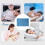 Protetor de cama de algodão lavável de 47x32 polegadas para idosos 5