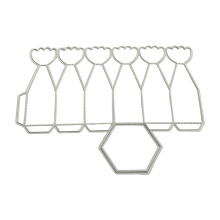 Matrices de découpe en métal, boîte à bonbons, matrices de