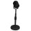 Old Fashioned Microphone Model Stand, Photography Studio Use, Adjustable Height, 4.5" Base, Durable 5