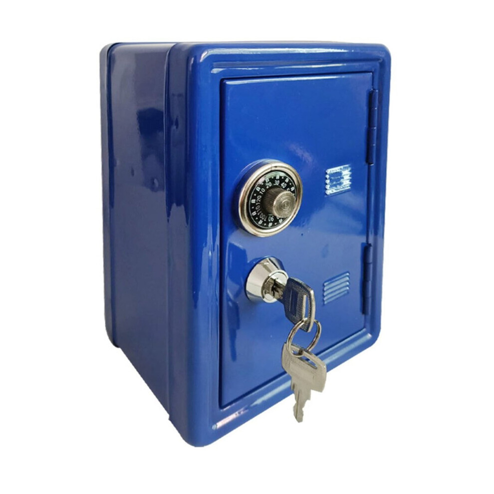 Mini Metal Safe, Children's Coin Bank Locker, Family Safe, Safe, Creative Piggy Bank, Key Safe, Desktop Decoration,Upgraded Security Combination Lock 9557311751899