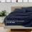 Σετ σεντόνια δύο XL – Luxury1800Ultra-Soft Microfiber, Deep Pockets, 3 τεμάχια (Midnight Blue) – Συμβατό με 4