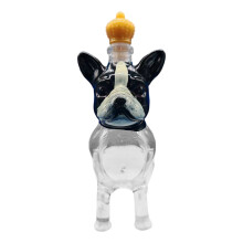 Carafe à whisky pour chien de style français avec gravure 3D