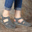 Γυναικεία καλοκαιρινά σανδάλια Casual Flat μονόχρωμα παπούτσια Loophole 35Gray 2