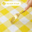 Rectangle Waterproof Vinyl Tablecloth with Flannel Back, 4