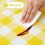 Rectangle Waterproof Vinyl Tablecloth with Flannel Back, 5