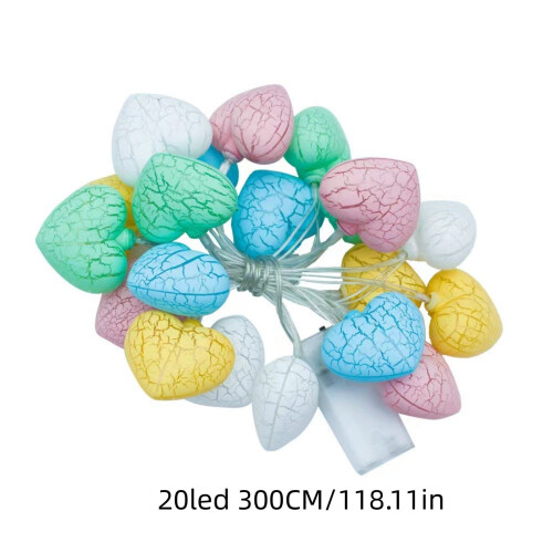 Easter Egg String Lights 300cm Battery Operated 1