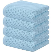 Torchons de cuisine gaufrés 100 % coton (lot de 12)