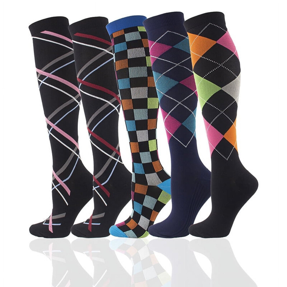 Medical Compression Socks for Women & Men, Support Knee High Socks for Running,Nurses,Travel