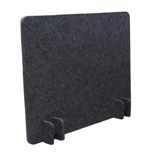 Acoustic Desk Divider Table Divider Practical Soundproof Portable Felt Desk Partition Decrease Noise for Home Dormitory Exams Black 2
