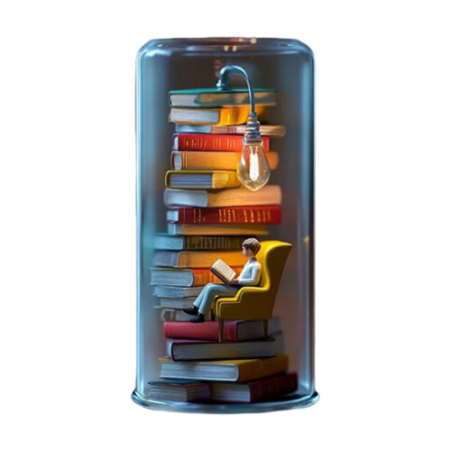 LED-Nachtlichtskulptur in Buchform 1