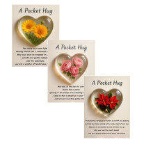 3-teiliges Acryl-Blumen-Taschenumarmungs-Geschenkset