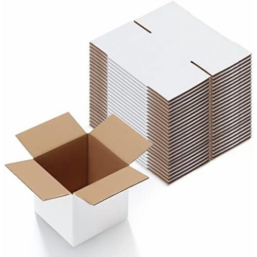 Κουτιά αποστολής Kraft 8x8x4in, σετ των 40