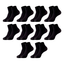 10Pairs Women Men Disposable Thick Silk Socks for Ice Rink Foot Bath,Black