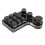 Mini Gaming Keypad 3 Knobs RGB Backlit Blue Switch Programmable 9 Key Keypad for Music Office Media 6