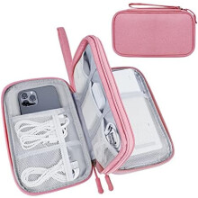 Borsa organizer portatile impermeabile per dispositivi elettronici da viaggio, ideale per caricabatterie, cavi, schede SD e piccoli dispositivi –