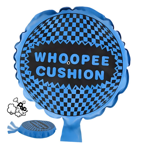 Μαξιλάρι Whoopie, Αστείο σφουγγάρι που δημιουργεί θόρυβο κλανιάς, Αυτοφουσκωτό