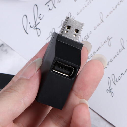 3-ports USB 2.0 mini-hub til bærbar og stationær computer 2