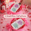 Pink Heart-Shaped Candy Jar 1 pc 2