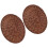 Sets de table ronds imitation rotin, lot de 8 1