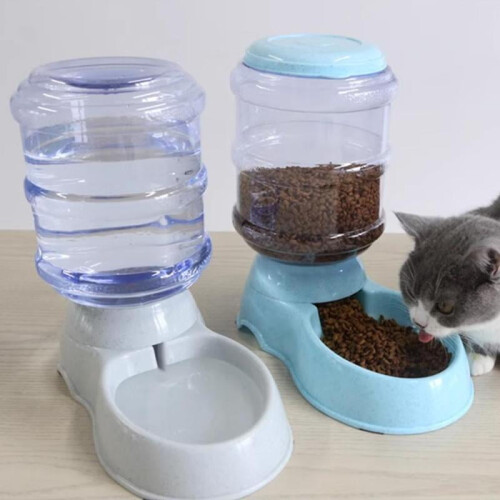 3,8L PP-materiale, stor kapacitet, katte- og hundefoderdispenser, vanddrikke- og foderdispenser, vandskåltilbehør 1