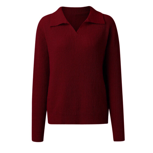 Juletrøjer til kvinder Pullover-sweater Stilfuld striktop til afslappede udflugter Behagelig pasform Alsidig hverdagsbrug til forår, efterår og 1