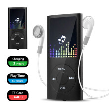 64GB MP3/DVD Player with Earphone, Multicolor