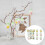 Decorațiuni de Paște Ouă de Paște Ornamente decorative colorate Set de 6 Ornamente ideale pentru Paște 6
