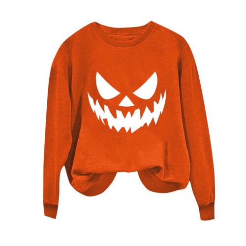 Γυναικείο τοπ με μακριά μανίκια για το Halloween που κλείνει το μάτι με στάμπο 1