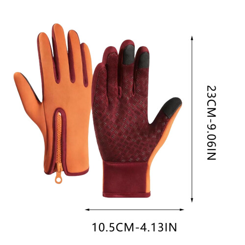 Thermal Gloves Waterproof Windproof Touchscreen Compatible 1