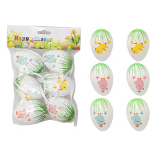 Osterdekoration für Zuhause: Bunte Ostereier, dekorative Ornamente, 6er-Set – Ideal für Ostern