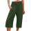 ZKCCNUK Καλοκαιρινά Γυναικεία Capris Plus Size Γυναικεία Ριχτά Παντελόνια με Φαρδιά Πόδια 2