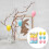 Decorațiuni de Paște Ouă de Paște Ornamente decorative colorate Set de 6 Ornamente ideale pentru Paște 4